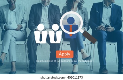 Recruitment Hiring Employment Job Seekers Concept