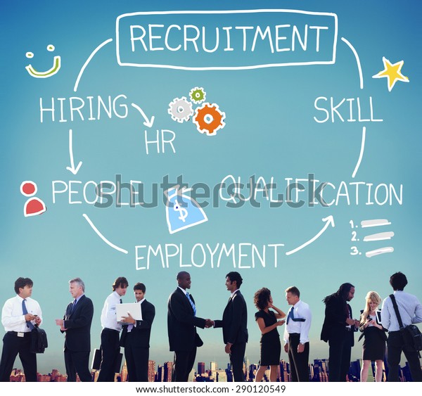 Recruitment Hiring Skill Qualification Job Concept Stock Photo (Edit ...