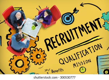 Recruitment Qualification Mission Application Employment Hiring Stock ...