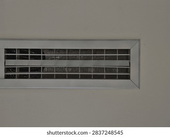 Rectangular ceiling AC vent linear diffuser louver grille for modern indoor ventilation and HVAC system