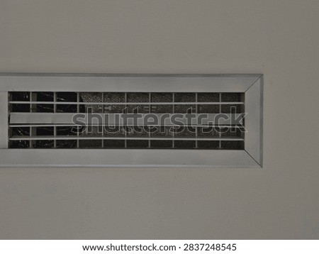 Rectangular ceiling AC vent linear diffuser louver grille for modern indoor ventilation and HVAC system