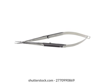 A rectangular eyeglass case made of silver wire mesh with a black velvet interior and a hinged clasp closure. The exterior has a textured wire pattern and the interior is lined with a soft black...