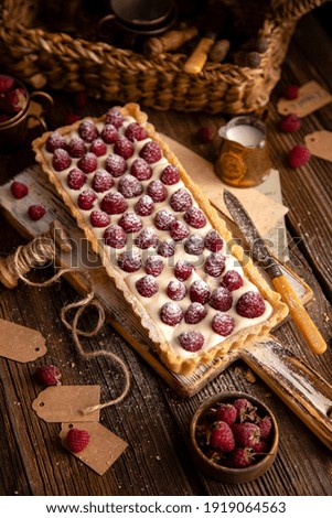 Similar – Foto Bild Kuchen mit Kirschen