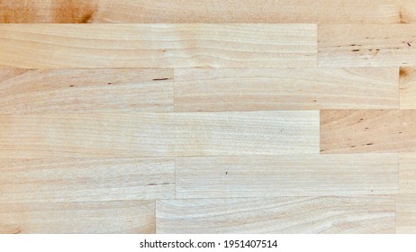 Rectangular maple butcher block background texture
