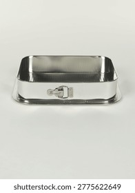 Rectangular Springform Cake Pan on a gray background