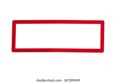 red rectangle traffic sign red rectangle traffic sign