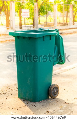 Similar – Image, Stock Photo sunlight and shadow of leaves in green bin