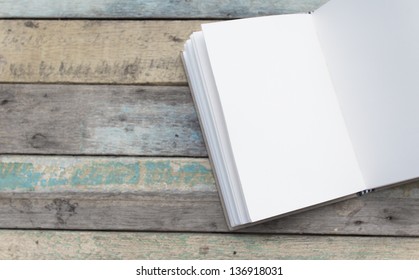 Recycle notebook on grunge background