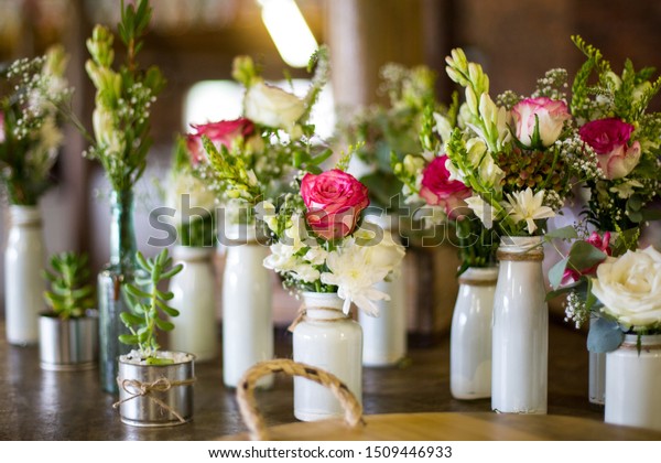 Recycle Reuse Old Bottles Pain Them Stock Photo Edit Now 1509446933