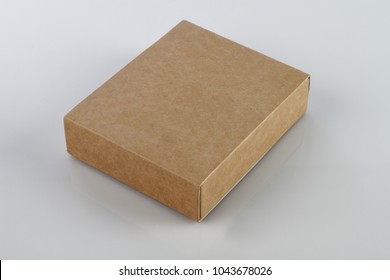 Recycled Card Board Box / Carton For Mockup