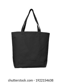 Recycled Cotton Tote, Bag Color Black On White Background