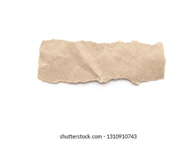 Recycled Paper Craft Stick On White Stock Photo 1310910743 | Shutterstock