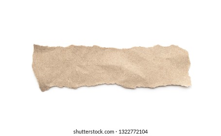 Recycled Paper Craft Stick On White Stock Photo 1318193477 | Shutterstock