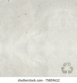 Recycled Paper Craft  Stick On White Background