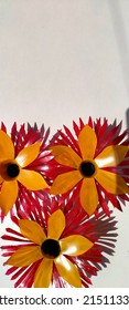 Recycled Plastic Bottle Flowers.Beautiful Flowers Made From Plastic Bottle.Best Out Of Waste.waste Recycling Concept.diy Crafts Home Made.Recycle Pet Plastic.