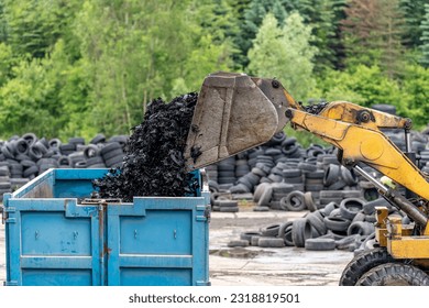 recycling and processing of old tires