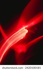 Red abstract background. Dynamic shapes composition.