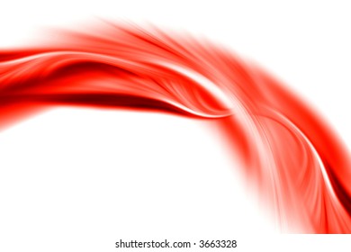 red abstract composition