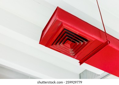 Red Air Vent 