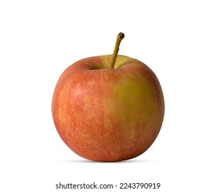 Red apple with Clipping Path isolated on  white background - Shutterstock ID 2243790919