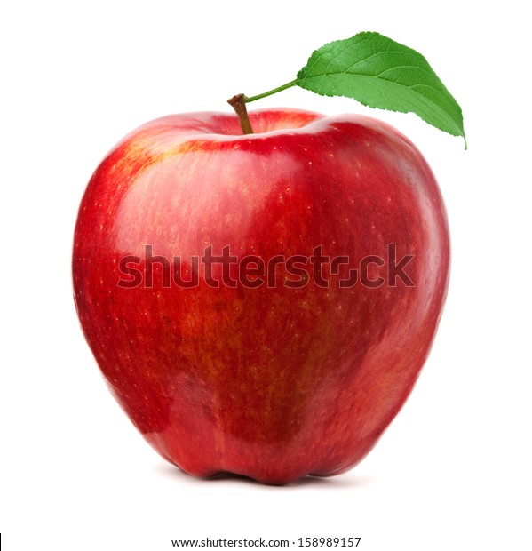 白い背景に赤いリンゴ の写真素材 今すぐ編集