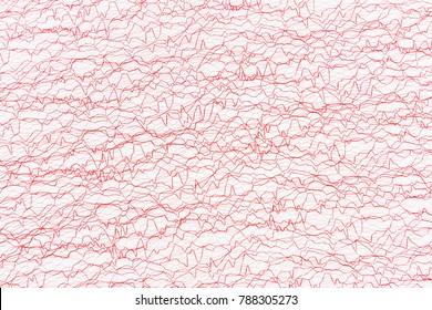 Red background of fine tissue. Red texture