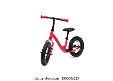 Red Balance Bike Isolated On White Stock Photo 1500036323 | Shutterstock