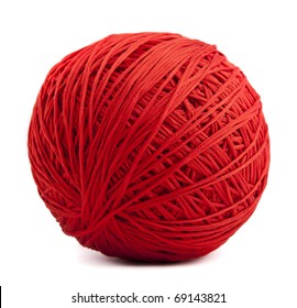 Red Ball Of Yarn