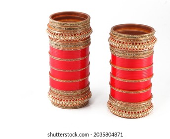 Red Bangles Photo We Have White Background