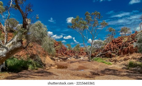 Red Banks Scenic Australian Outback Rural Landscape Gorge Pilbara