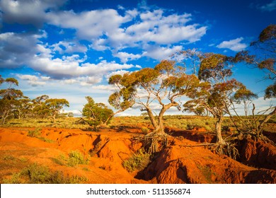 Red Banks Scenic Australian Outback Rural Landscape