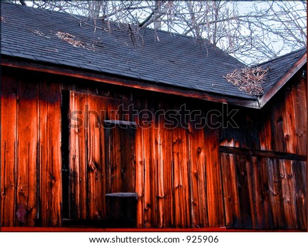 red barn