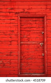 Red Barn Door