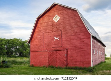 Red Barn In Saskatchewan