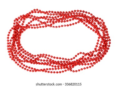 Red Beads Border