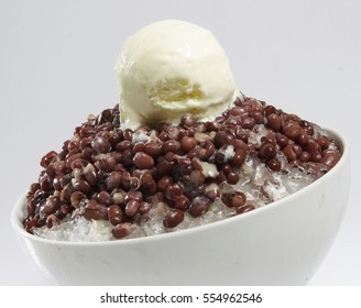Red Bean With Ice Cream ( Deserts )