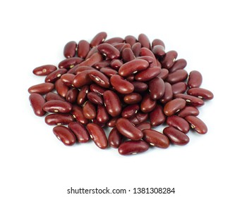 Red Beans Isolated On White Background