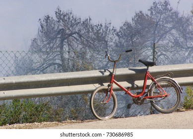 Red bicycle 