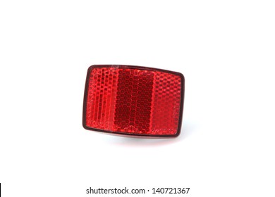 Red Bicycle Reflector