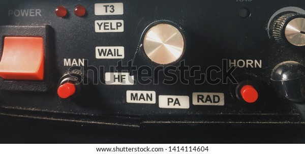 Red and Black
Ambulance Siren Control Switches
