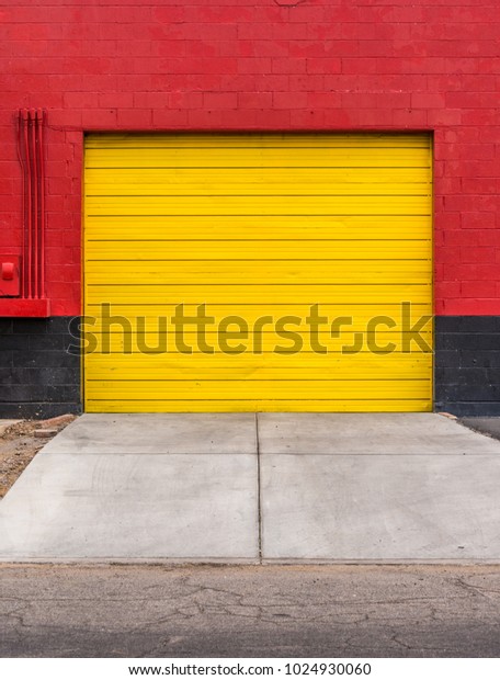 Red Black Brick Wall Building Commercial Stock Photo Edit Now
