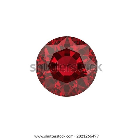 Red and black geometric pattern with overlapping shapes and intricate on a white background