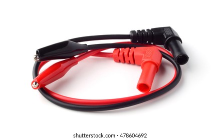 Red Black Wires Clips Isolated On Stock Photo 478604692 | Shutterstock