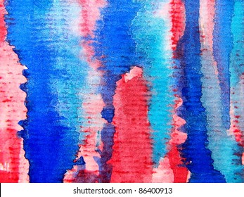 Red And Blue Watercolor 2