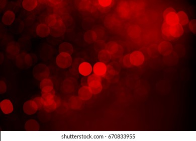 Red Bokeh Background