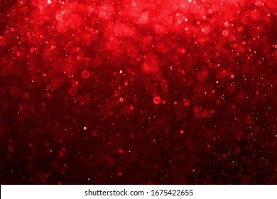 Red bokeh background, luxurious, glittering, valentines day love, christmas day. - Shutterstock ID 1675422655