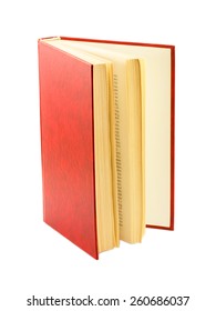 red books isolated on white background - Shutterstock ID 260686037