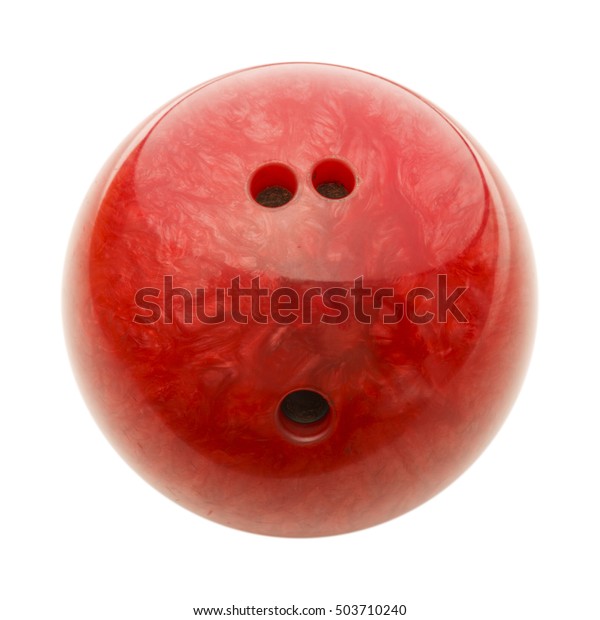 Red Bowling Ball Holes Isolated On Stock Photo (Edit Now) 503710240