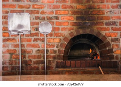 A Red Brick Pizza Oven