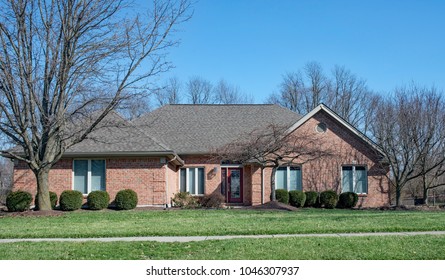 Red Brick Ranch House